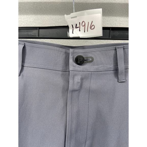 Public Rec Pants Mens 34x34 Gray Work Day Chino 5-Pocket Flat Front Straight Leg - Picture 14 of 14